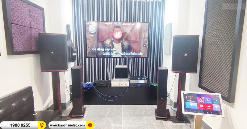 Lắp đặt d&agrave;n karaoke trị gi&aacute; gần 150 triệu cho anh Toản ở Bạc Li&ecirc;u