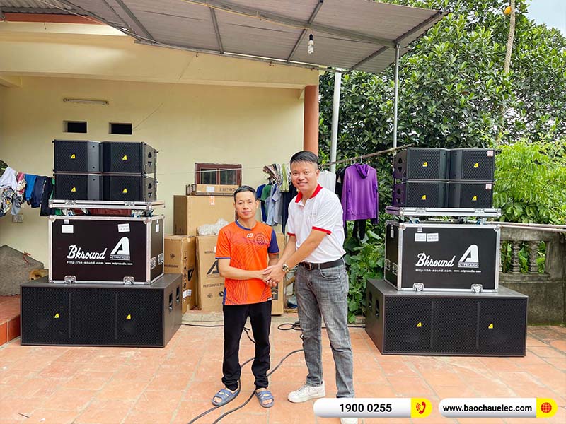 Lắp đặt dàn Line Array Actpro 131tr cho anh Toán tại Bắc Giang