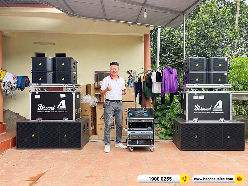 Lắp đặt dàn Line Array Actpro 131tr cho anh Toán tại Bắc Giang