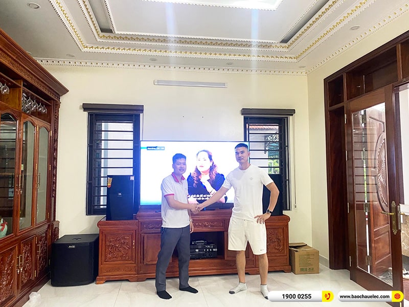 Lắp đặt d&agrave;n karaoke JBL 76tr cho anh To&agrave;n tại Hải Ph&ograve;ng