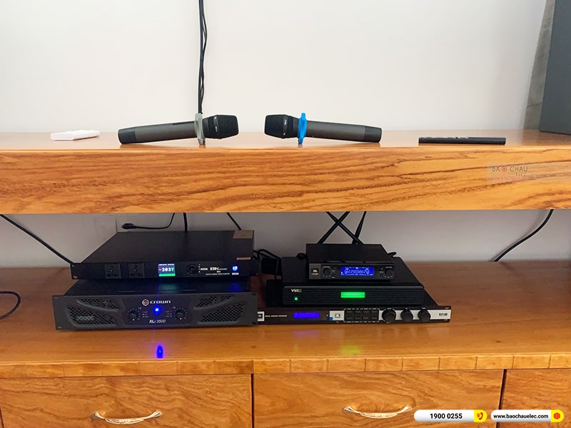 Lắp đặt d&agrave;n karaoke trị gi&aacute; hơn 100 triệu cho anh Trang tại TPHCM