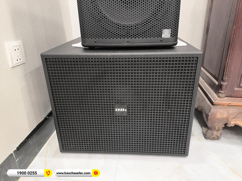 Lắp đặt d&agrave;n karaoke trị gi&aacute; hơn 65 triệu cho anh T&uacute; tại H&agrave; Nội