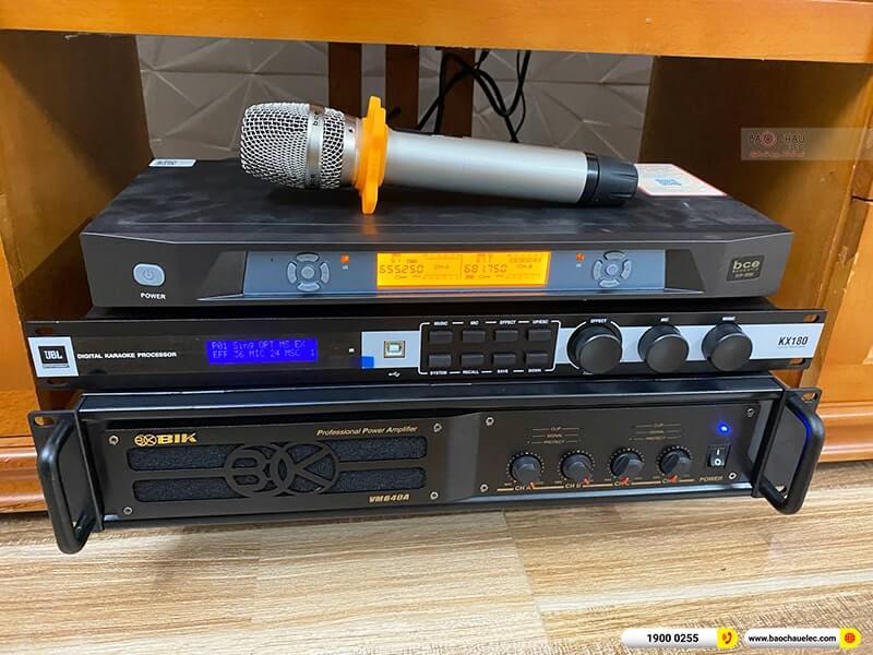 Lắp đặt d&agrave;n karaoke trị gi&aacute; khoảng 50 triệu cho anh Tuấn tại Đồng Nai