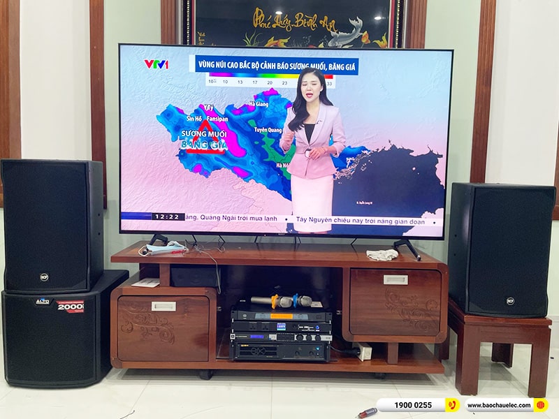 Lắp đặt d&agrave;n karaoke trị gi&aacute; gần 80 triệu cho anh Tuấn tại Đồng Nai