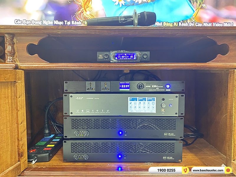 Lắp đặt dàn karaoke trị giá 200tr cho anh Vang tại Đồng Nai