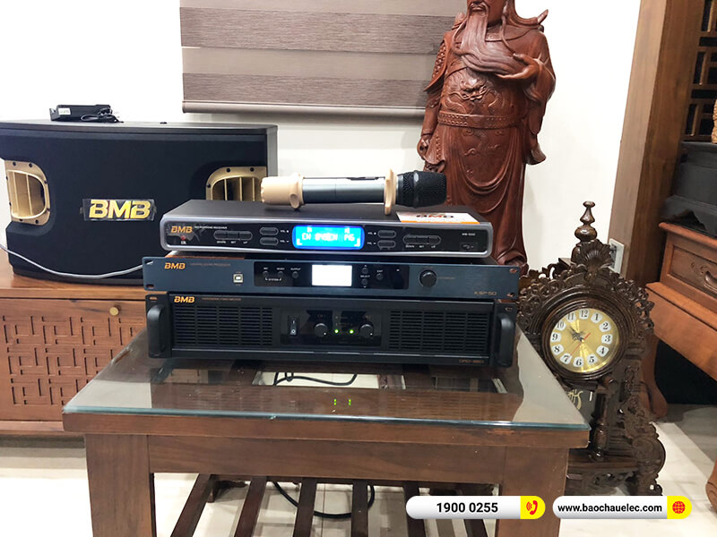 Lắp đặt dàn karaoke BMB 65tr cho anh Việt tại Hà Nội 