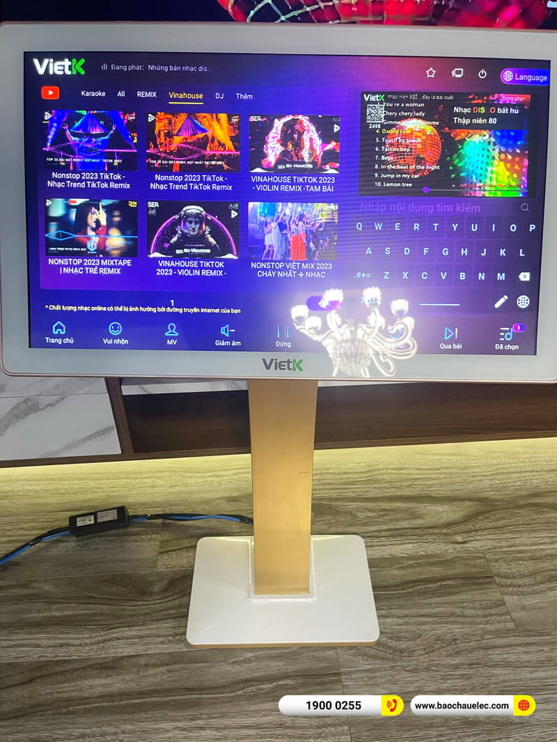 Lắp đặt dàn karaoke RCF gần 97tr cho anh Vinh tại TPHCM