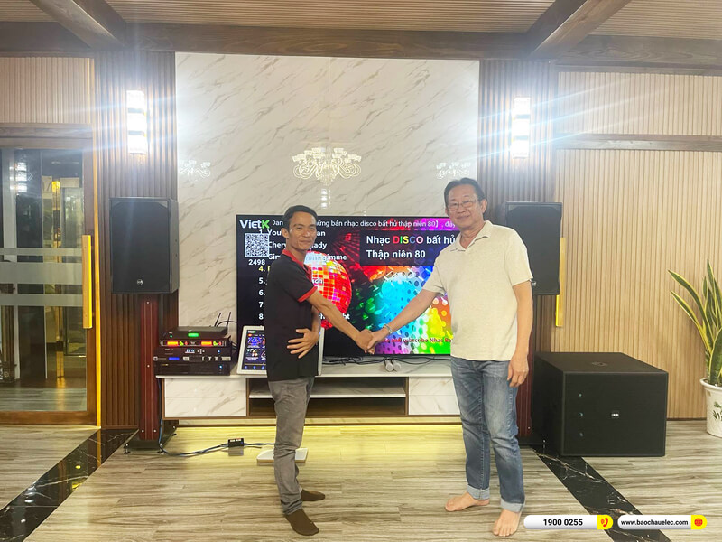 Lắp đặt dàn karaoke RCF gần 97tr cho anh Vinh tại TPHCM