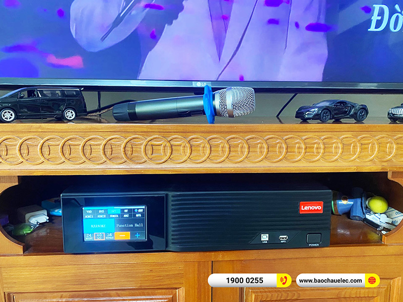 Lắp đặt d&agrave;n karaoke trị gi&aacute; khoảng 20 triệu cho anh Vũ tại Hải Ph&ograve;ng