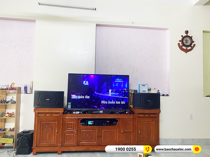 Lắp đặt d&agrave;n karaoke trị gi&aacute; khoảng 20 triệu cho anh Vũ tại Hải Ph&ograve;ng