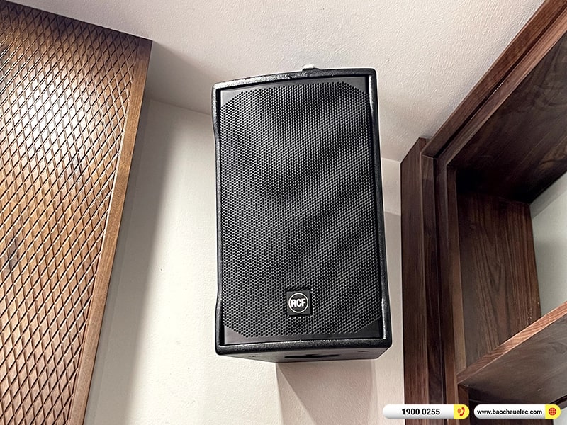 Lắp đặt d&agrave;n karaoke RCF 120tr cho anh &Yacute; tại H&agrave; Nội