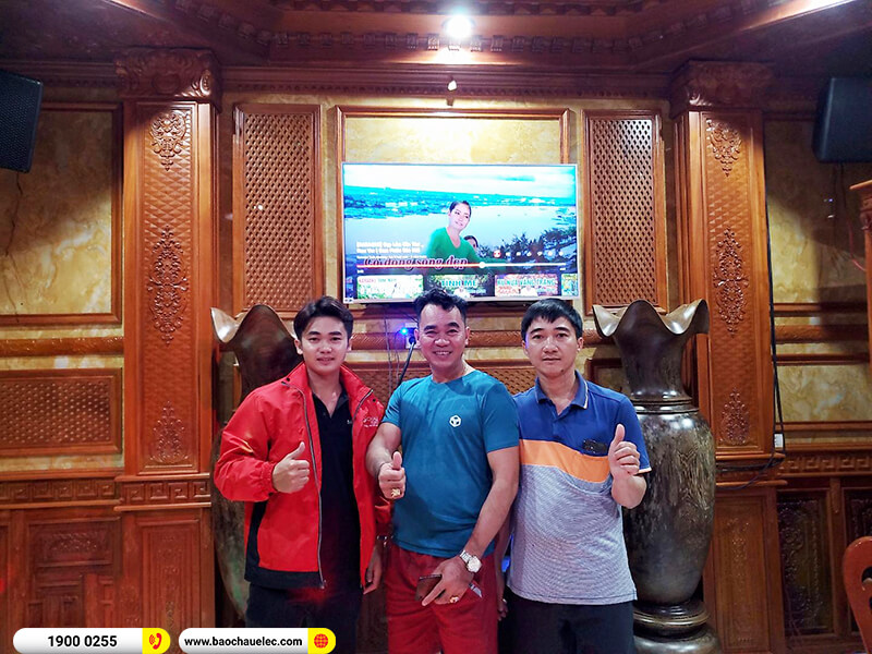 Lắp đặt dàn karaoke trị giá gần 130 triệu cho anh Yên ở Hậu Giang