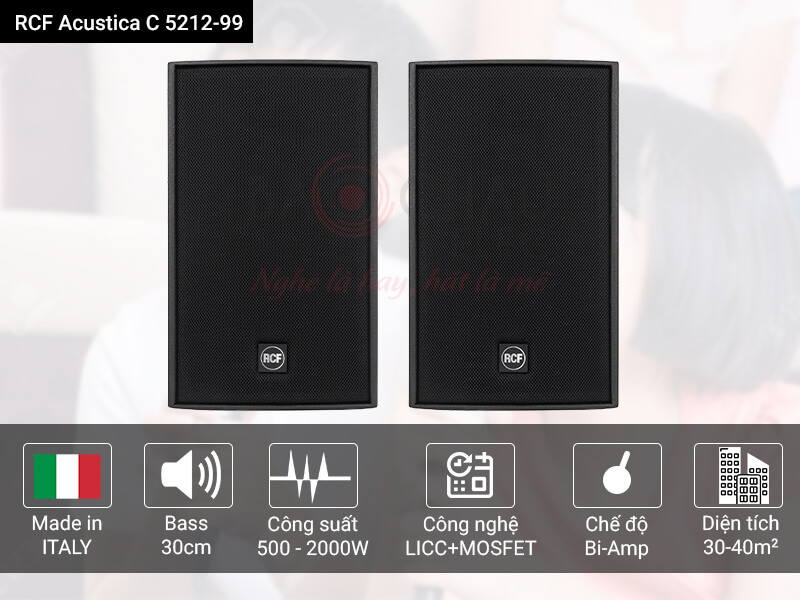 Dàn karaoke cao cấp RCF Acustica 35