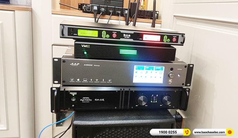 Lắp đặt dàn karaoke trị giá hơn 140 triệu cho chị An tại TPHCM