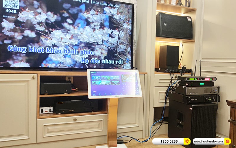 Lắp đặt dàn karaoke trị giá hơn 140 triệu cho chị An tại TPHCM