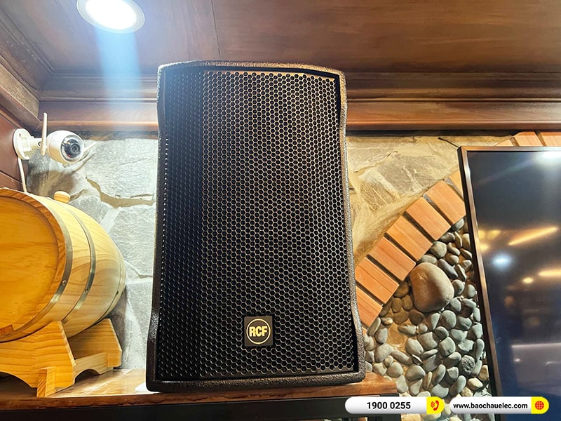 Lắp đặt dàn karaoke RCF gần 90tr cho chị Hà ở Chung cư Tràng An Hà Nội