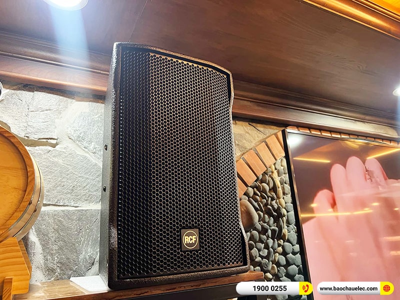 Lắp đặt dàn karaoke RCF gần 90tr cho chị Hà ở Chung cư Tràng An Hà Nội