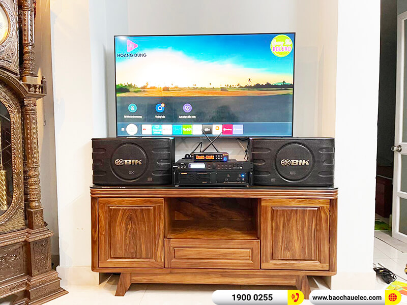 Lắp đặt dàn karaoke trị giá gần 20 triệu cho chị Hà tại Hà Nội