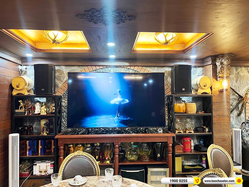 Lắp đặt dàn karaoke RCF gần 90tr cho chị Hà ở Chung cư Tràng An Hà Nội