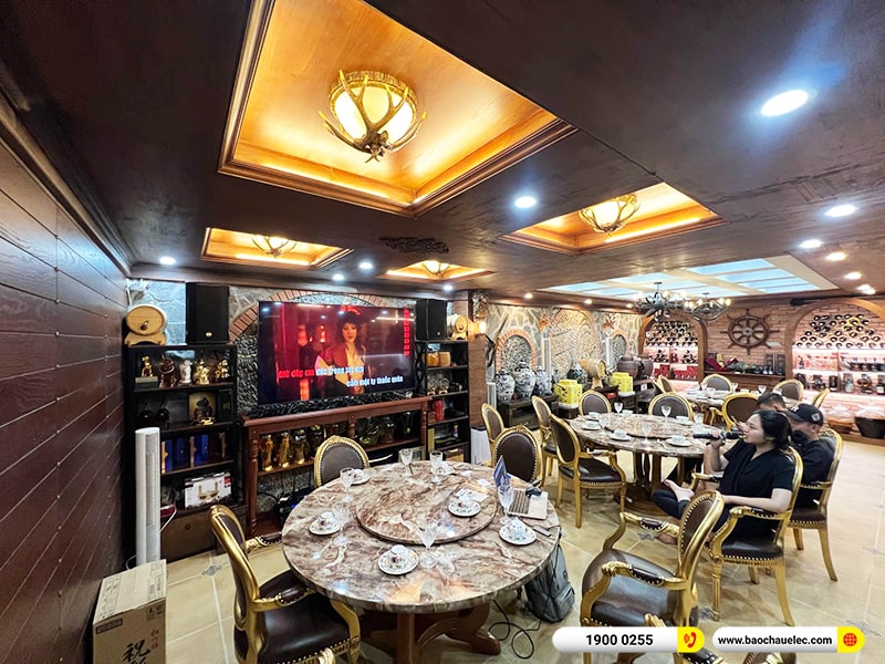 Lắp đặt dàn karaoke RCF gần 90tr cho chị Hà ở Chung cư Tràng An Hà Nội