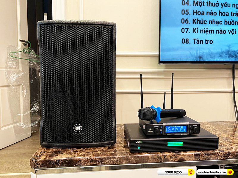 Lắp đặt dàn karaoke trị giá gần 100 triệu cho chị Hằng tại Hà Nội