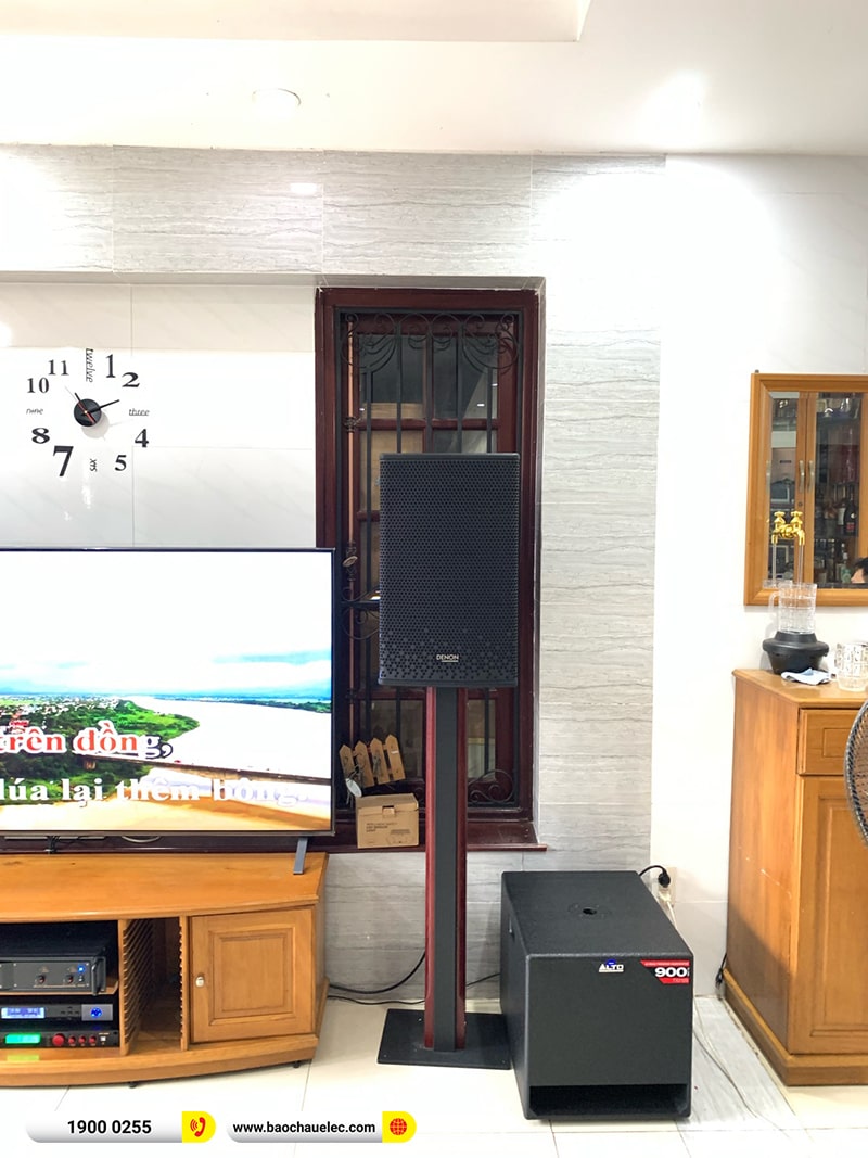 Lắp đặt d&agrave;n karaoke trị gi&aacute; hơn 40 triệu cho chị Hạnh tại TPHCM