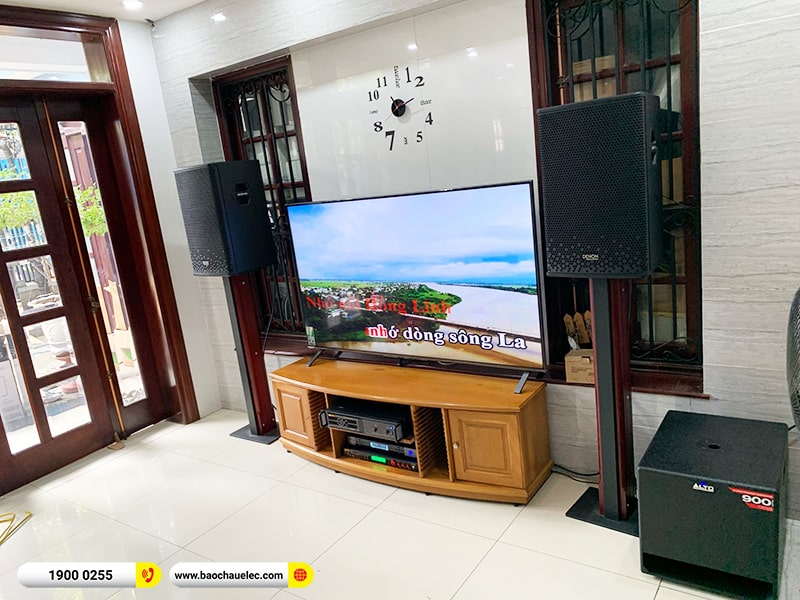Lắp đặt dàn karaoke trị giá hơn 40 triệu cho chị Hạnh tại TPHCM