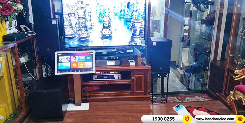 Lắp đặt dàn karaoke trị giá gần 100 triệu cho chị Hoa ở TPHCM