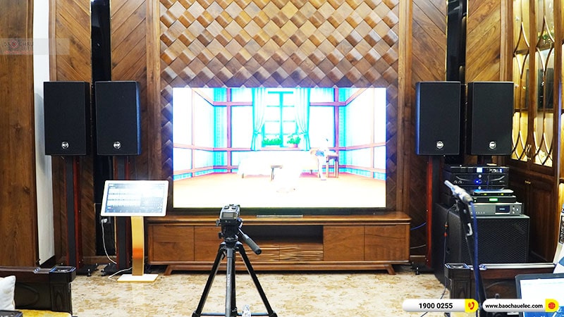Lắp đặt dàn karaoke trị giá khoảng 360 triệu cho chị Hoa tại Thái Bình
