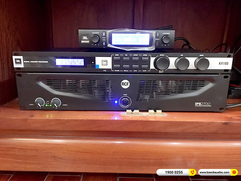 Lắp đặt d&agrave;n karaoke RCF 120tr cho chị Huệ tại Nam Định