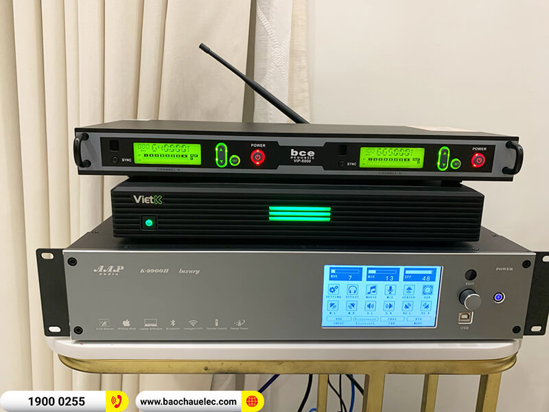 Lắp đặt dàn karaoke, loa Bose di động trị giá hơn 100 triệu đồng cho chị Loan ở TPHCM