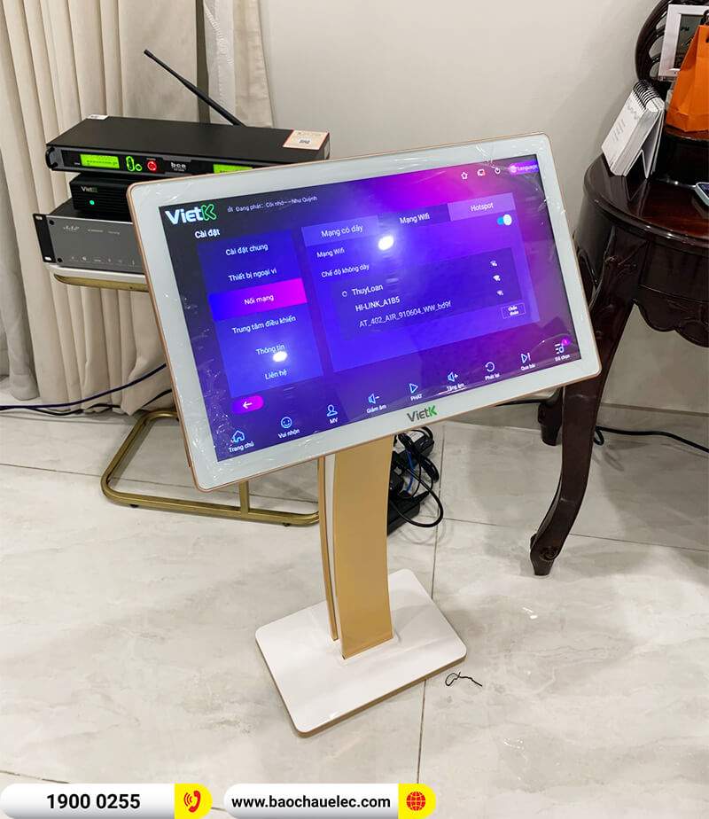 Lắp đặt dàn karaoke, loa Bose di động trị giá hơn 100 triệu đồng cho chị Loan ở TPHCM