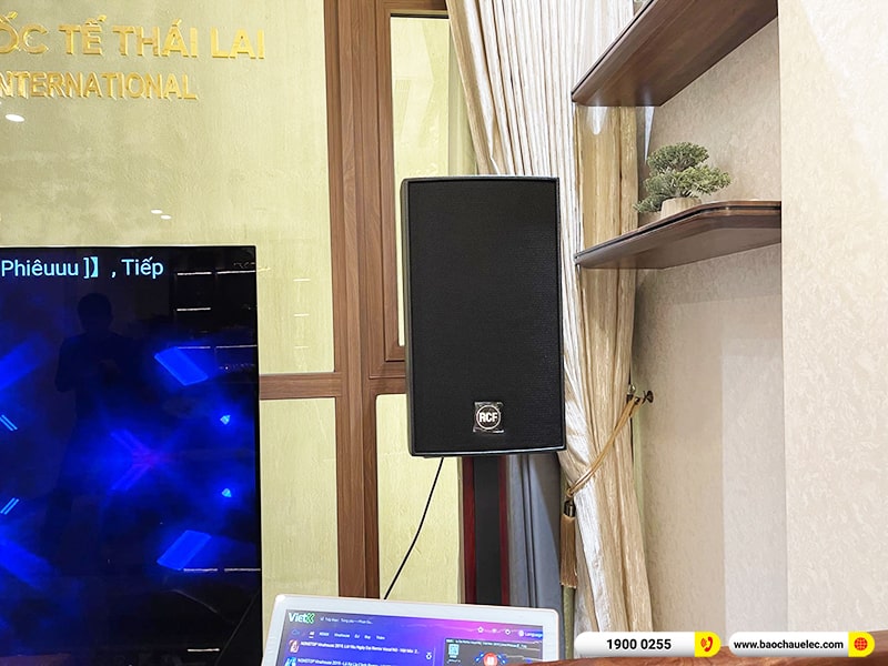Lắp đặt dàn karaoke trị giá gần 300 triệu cho chị Lương tại Hà Nội