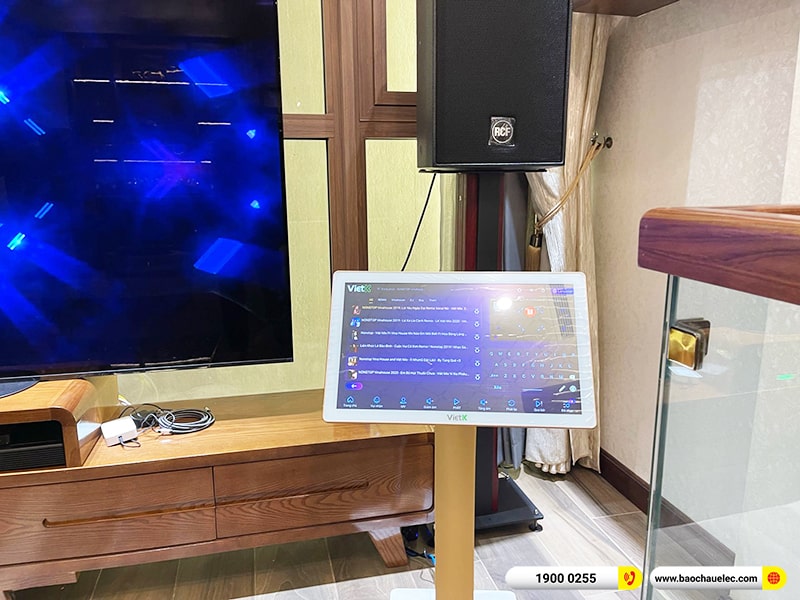 Lắp đặt dàn karaoke trị giá gần 300 triệu cho chị Lương tại Hà Nội