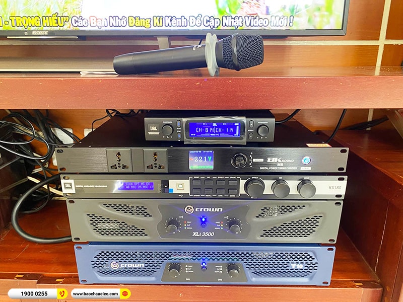 Lắp đặt dàn karaoke trị giá hơn 130 triệu cho chị Nga tại Quảng Ninh