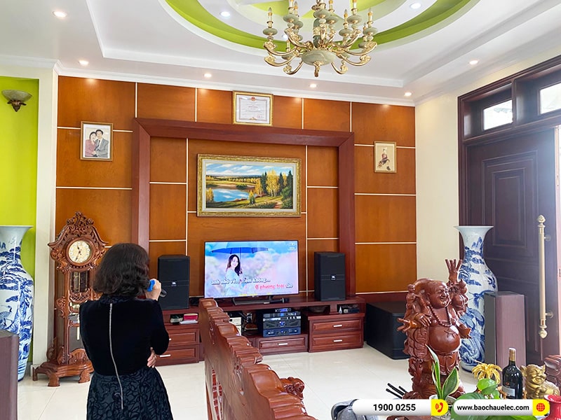 Lắp đặt dàn karaoke trị giá hơn 130 triệu cho chị Nga tại Quảng Ninh