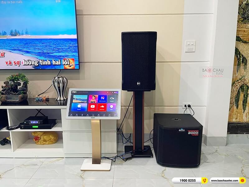 Lắp đặt dàn karaoke trị giá gần 120 triệu cho chị Phượng tại Hòa Bình