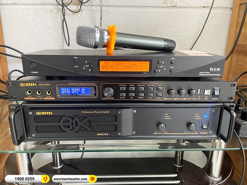 Lắp đặt dàn karaoke trị giá hơn 50 triệu cho chị Phượng tại Bình Dương