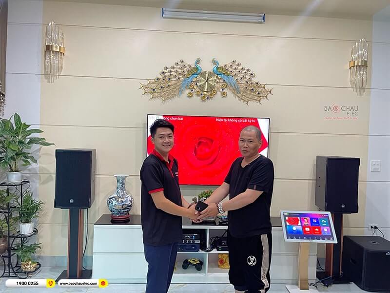 Lắp đặt dàn karaoke trị giá gần 120 triệu cho chị Phượng tại Hòa Bình