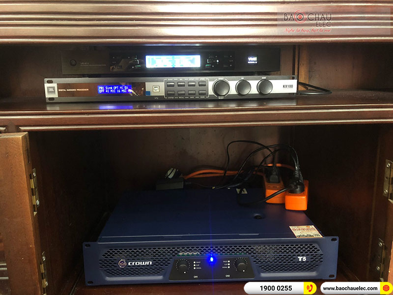 Lắp đặt d&agrave;n karaoke trị gi&aacute; gần 80 triệu cho chị Thảo tại H&agrave; Nội