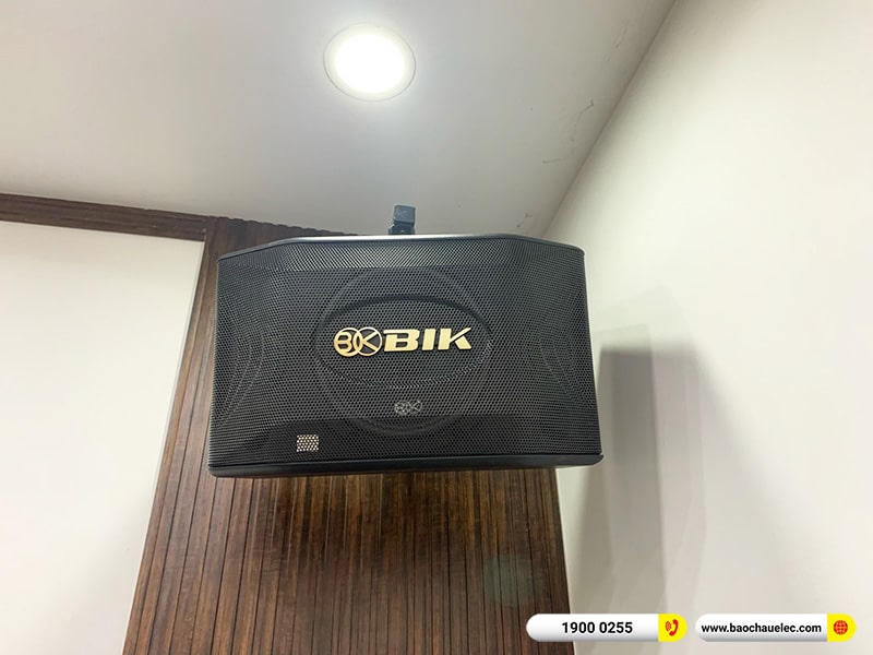 Lắp đặt dàn karaoke trị giá khoảng 20 triệu cho chị Thư tại Hà Nội