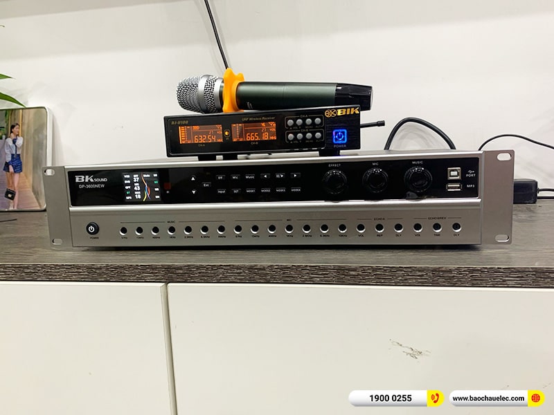 Lắp đặt dàn karaoke trị giá khoảng 20 triệu cho chị Thư tại Hà Nội