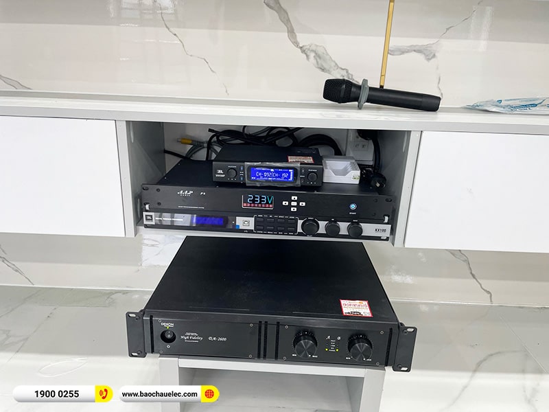 Lắp đặt d&agrave;n karaoke RCF 98tr cho chị Th&uacute;y tại Đồng Nai