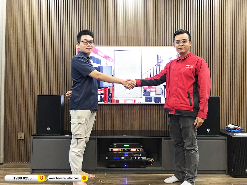 Lắp đặt dàn karaoke trị giá 135 triệu cho chị Trang tại TPHCM