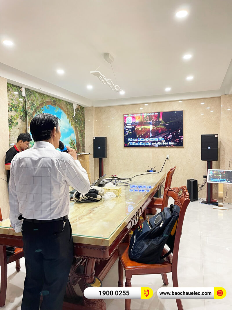 Lắp đặt dàn karaoke JBL 98tr cho chị Trang ở Cần Thơ