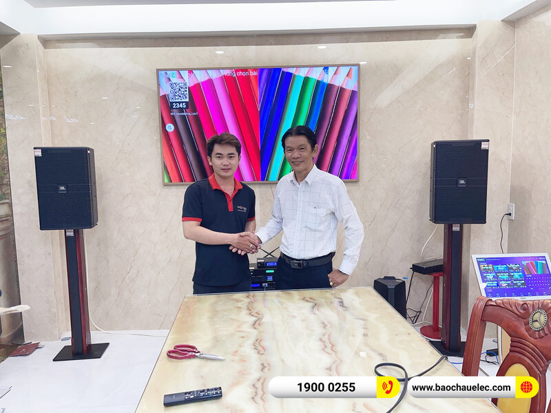 Lắp đặt dàn karaoke JBL 98tr cho chị Trang ở Cần Thơ