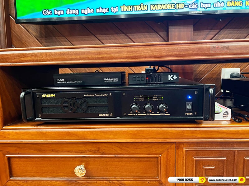 Lắp đặt dàn karaoke trị giá gần 90 triệu cho chị Tuyết tại Hà Nội