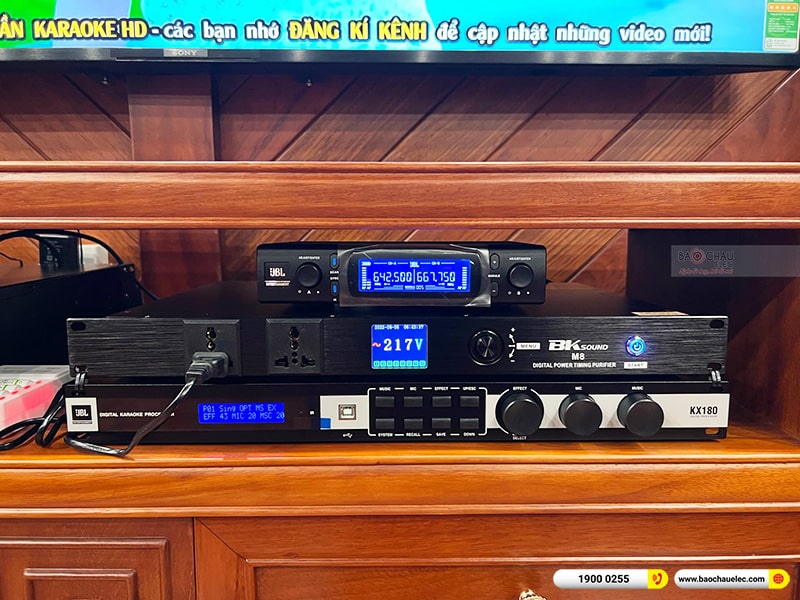 Lắp đặt dàn karaoke trị giá gần 90 triệu cho chị Tuyết tại Hà Nội