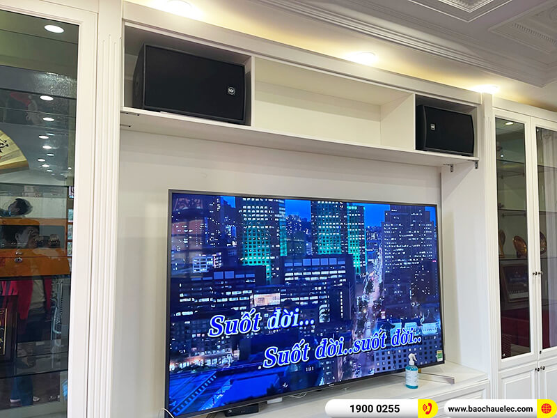 Lắp đặt dàn karaoke trị giá hơn 100 triệu đồng cho chị Xuyến ở Hà Nội