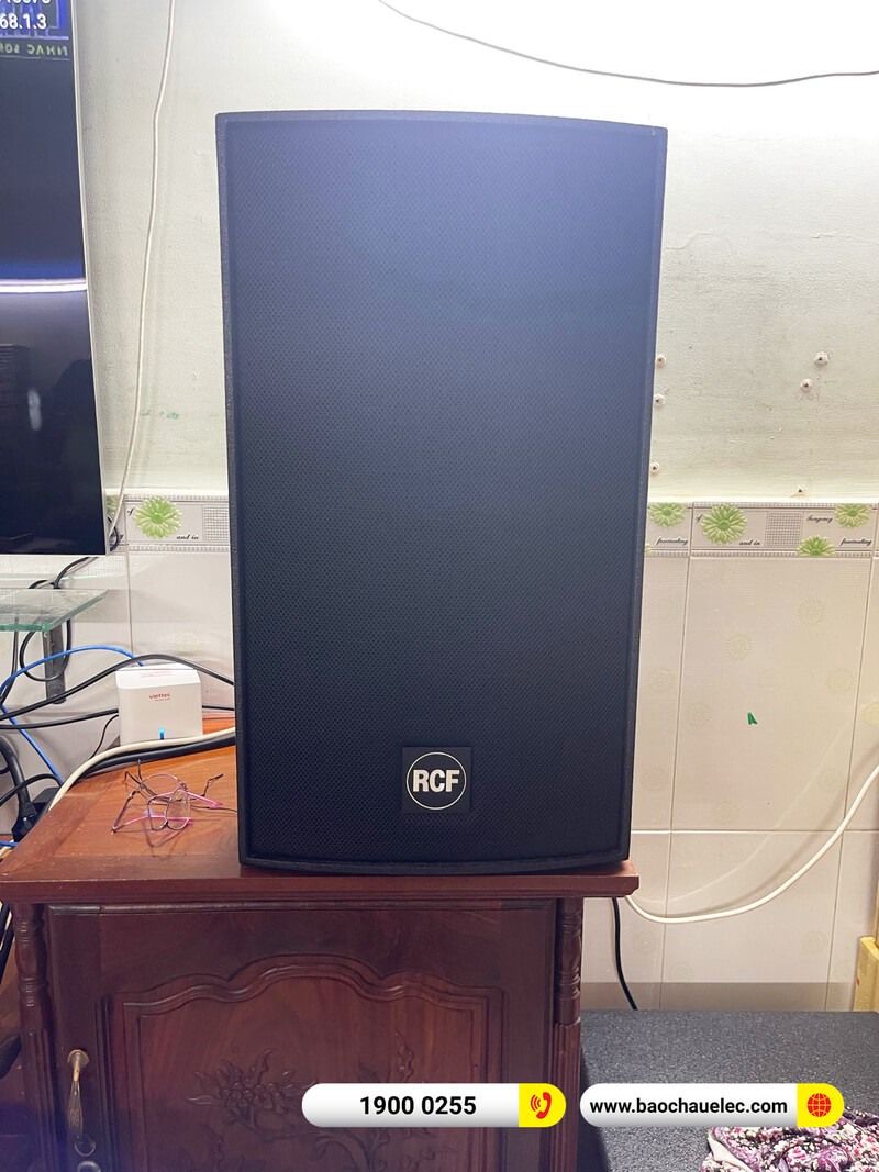 Lắp đặt d&agrave;n karaoke RCF gần 197tr cho ch&uacute; Cẩm ở TPHCM